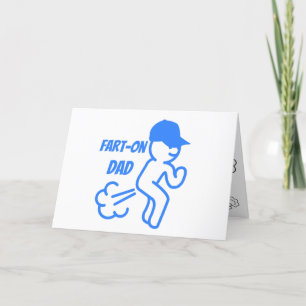 Funny Fart-On Dad Thank You Card