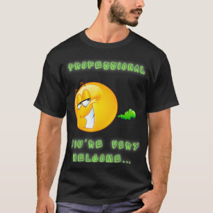 Funny farting design,hilarious smirking face farti T-Shirt