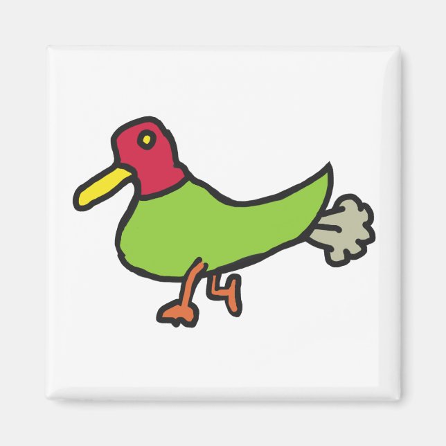 Funny Farting Duck Magnet (Front)