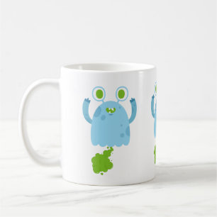 Funny Farting Monster Coffee Mug