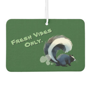 Funny Farting Skunk Cute Humor Horizontal Car Air Freshener