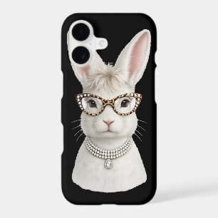 Funny Fashion Bunny with Leopard Glasses