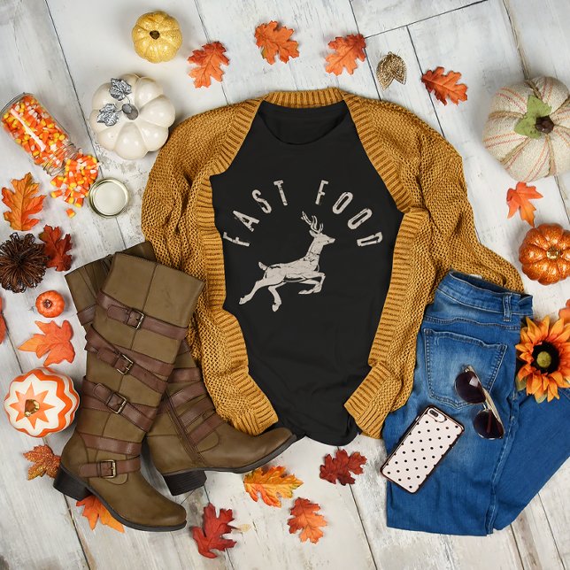 Funny Fast Food Deer Hunting T-Shirt (Creator Uploaded)