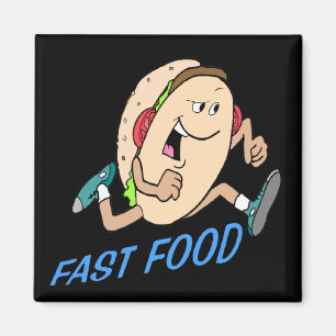 Funny Fast Food T-shirts Gifts Magnet