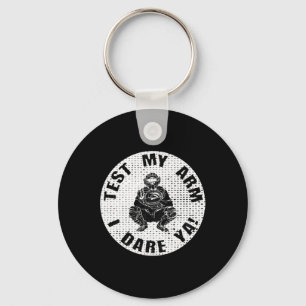 Funny Fastpitch Softll Catcher Key Ring