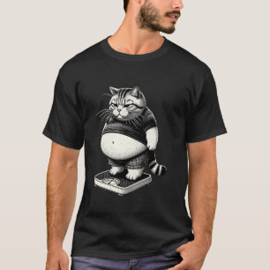 Funny Fat Cat Cute Kitten T-Shirt