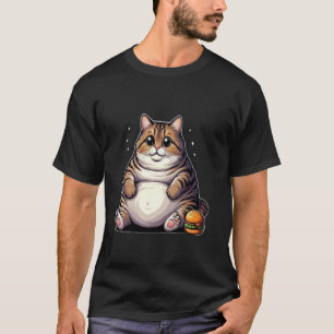 Funny Fat Cats Meme, Chonk Cat Cat lover Gift T-Shirt