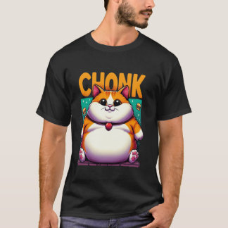 Funny Fat Cats Meme, Chonk Cat Cat lover T-Shirt