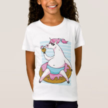 Funny Fat Unicorn Pool Party Chilling Inflatable