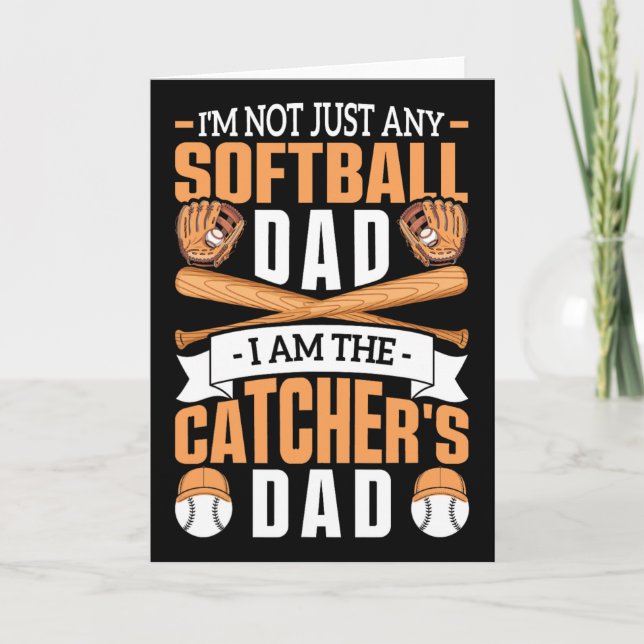 Funny Father Daddy From Softll Men Funny Fathers D Card (Front)
