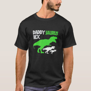 Funny Father Day Daddysaurus Rex Daddy Dinosaur T-Shirt
