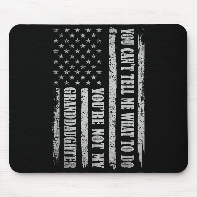 Funny Father Day Design For Dad Papa Men From Gran Mouse Pad (Front)