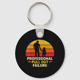 Funny Father Day Humour Professional Pull Out Key Ring