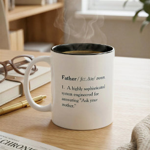 Funny Father Definition Mug for Fathers Day