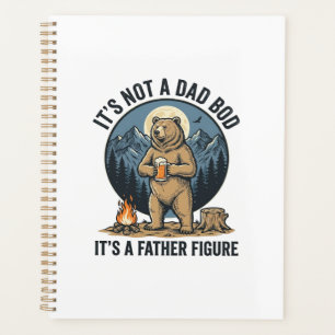Funny Father Figure Bear Camping Vector Design_1 Planner