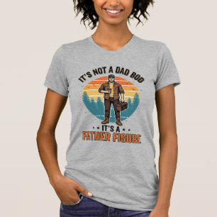 Funny Father Figure Vintage Dad Humor Shirt Design