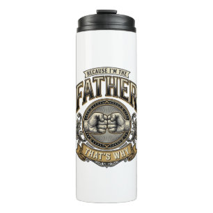 Funny Father Fist Bump Vintage Engraving Shirt Des Thermal Tumbler