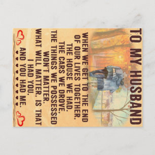 Funny Father Gift To My Family Present Announcement Postcard