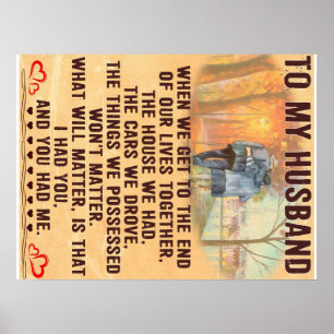 Funny Father Gift To My Family Present Poster