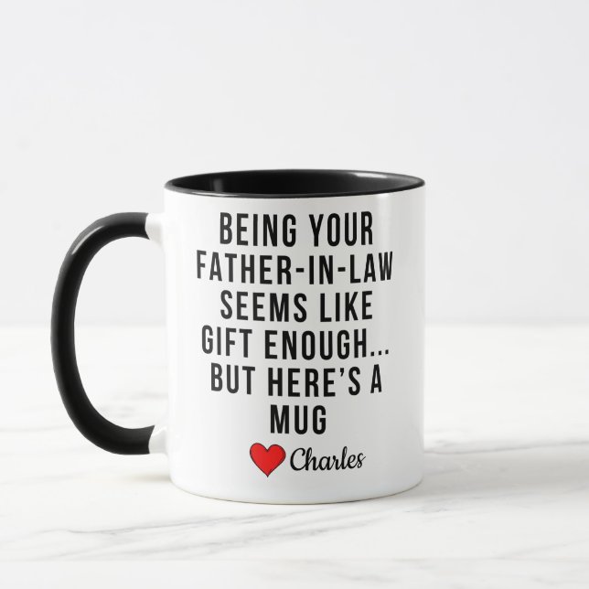  Funny Father In Law Mug (Left)