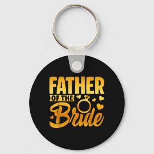 Funny Father Of The Bride Fatherly Love Wedding Key Ring