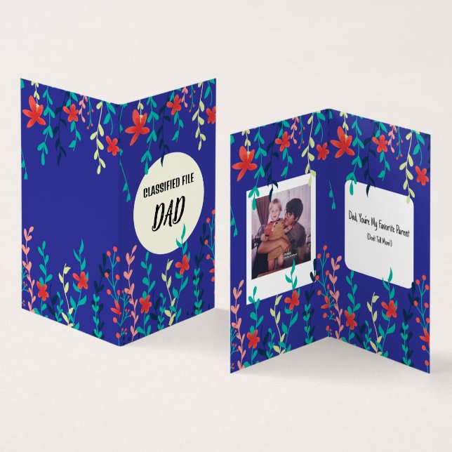 Funny Father’s Day Card-Favourite Parent Joke Gift (Inside and Outside)