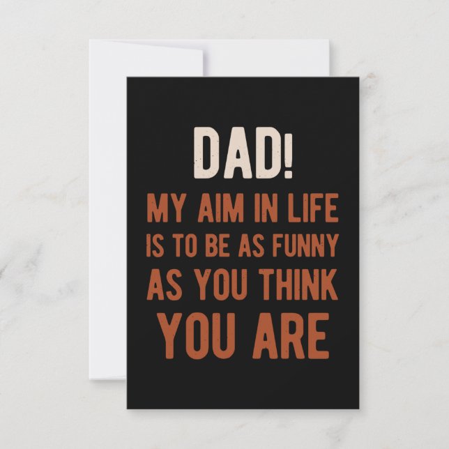 Funny Fathers Day 2021 Card (Front)