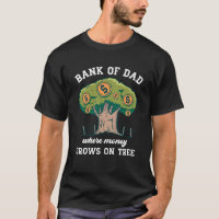 Funny Father's Day Bank Of Dad Money Grows On Tree