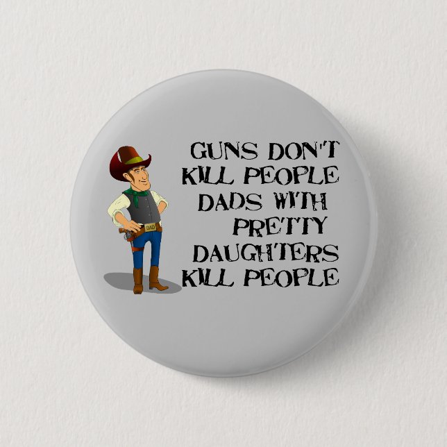 Funny Father's Day Button (Front)
