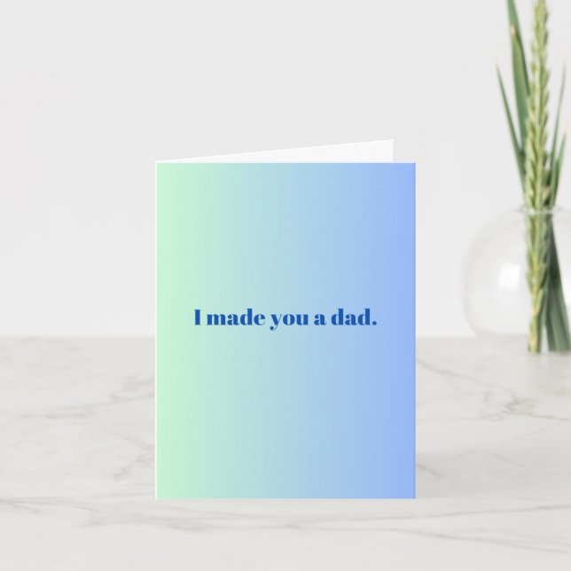 Funny Father's Day Card (Front)