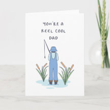 Funny Father's Day Card - Fishing Theme Fisherman