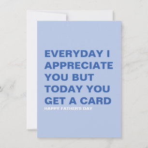 Funny Father's Day Card for Him & Dad