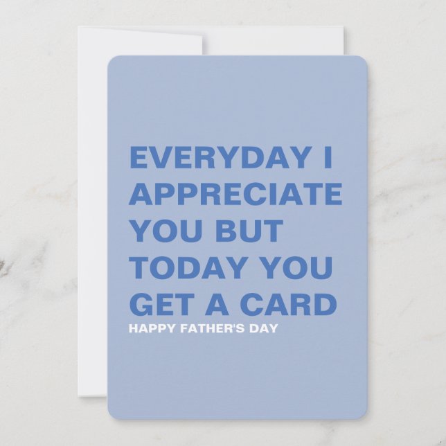 Funny Father's Day Card for Him & Dad (Front)