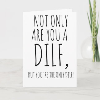 Funny Fathers Day Card For Husband DILF