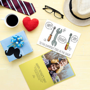 Funny Father's Day Card Photo Sharpest Tool Shed