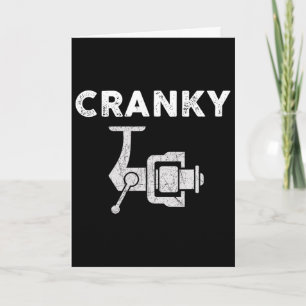 Funny Fathers Day Fishing Shirt For Men Cranky Fis Card