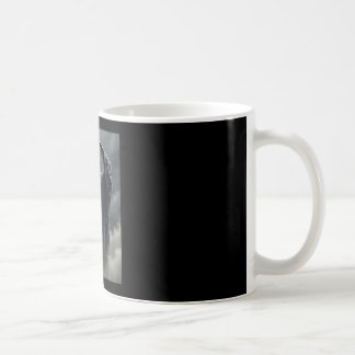 Funny fathers day ghost heart hands scary face coffee mug