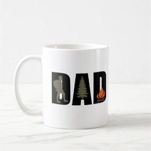 Funny Fathers Day Gift Camping Hiking Dad Coffee Mug