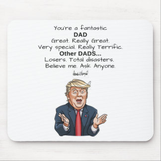 Funny Father's Day Gift Donald Trump Mouse Pad