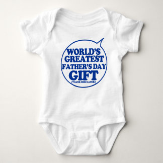 Funny Father's Day Gift for baby to wear Baby Bodysuit