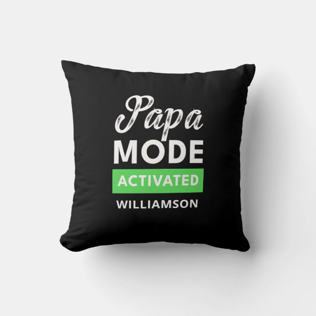 Funny Fathers day gift for expecting dad Cushion (Front)