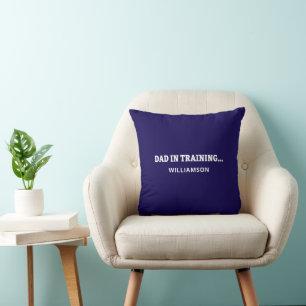Funny Fathers day gift for new dad to be Cushion