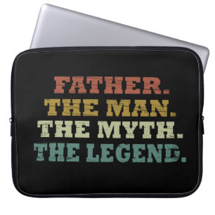 Funny fathers day gift laptop sleeve