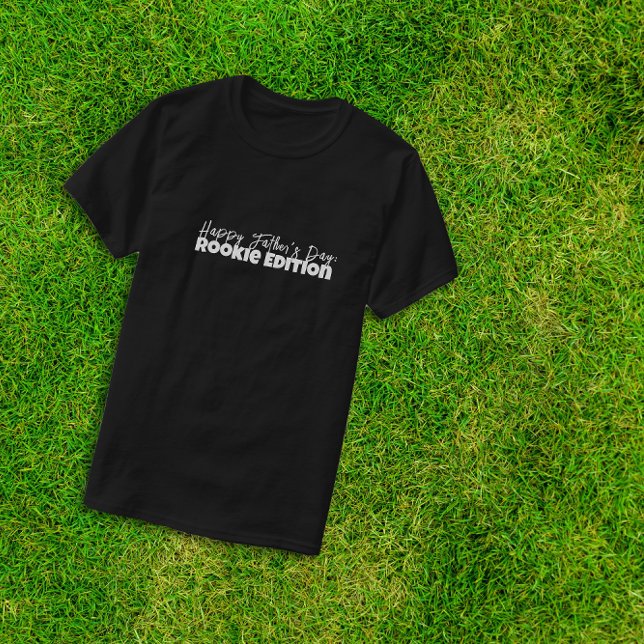 Funny Father's Day Gift white Letter Ironic T-Shirt (Creator Uploaded)