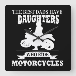 Funny fathers day gifts square wall clock