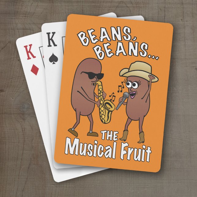 Funny Father's Day Grandpa Dad Fart Joke Playing Cards (Personalized Playing Cards - Sporty Design)