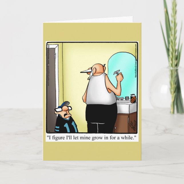 Funny Father's Day Greeting Card (Front)