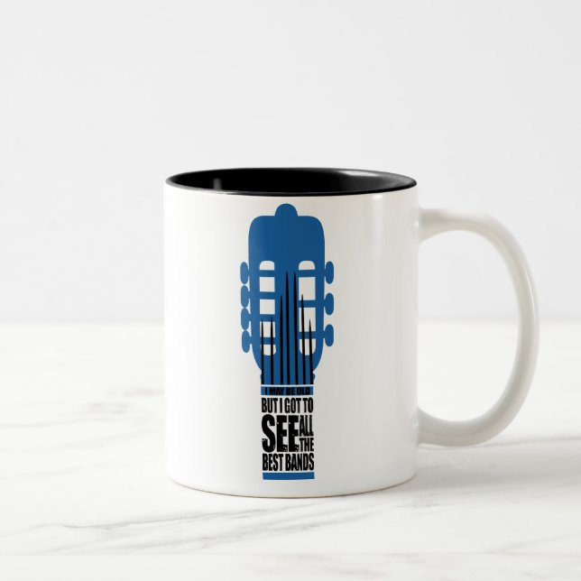 Funny Fathers Day  Guitar Mug (Right)