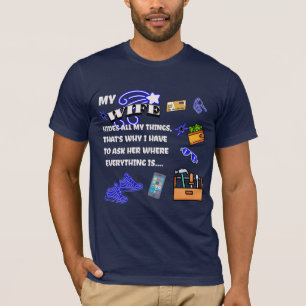 Funny Father's Day Handyman T-shirt from Wife