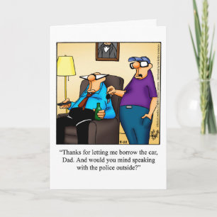 Funny Father's Day Humour Greeting Card
